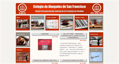 Desktop Screenshot of colegiodeabogados.org.ar